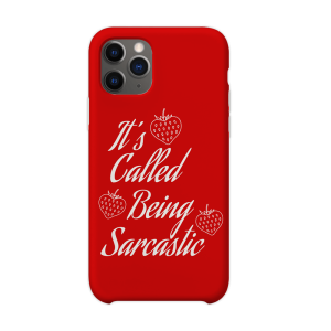 Ha Sisters: Called Be Sarcastic Red Phone Case