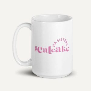 Ha Sisters: CatCake White Mug
